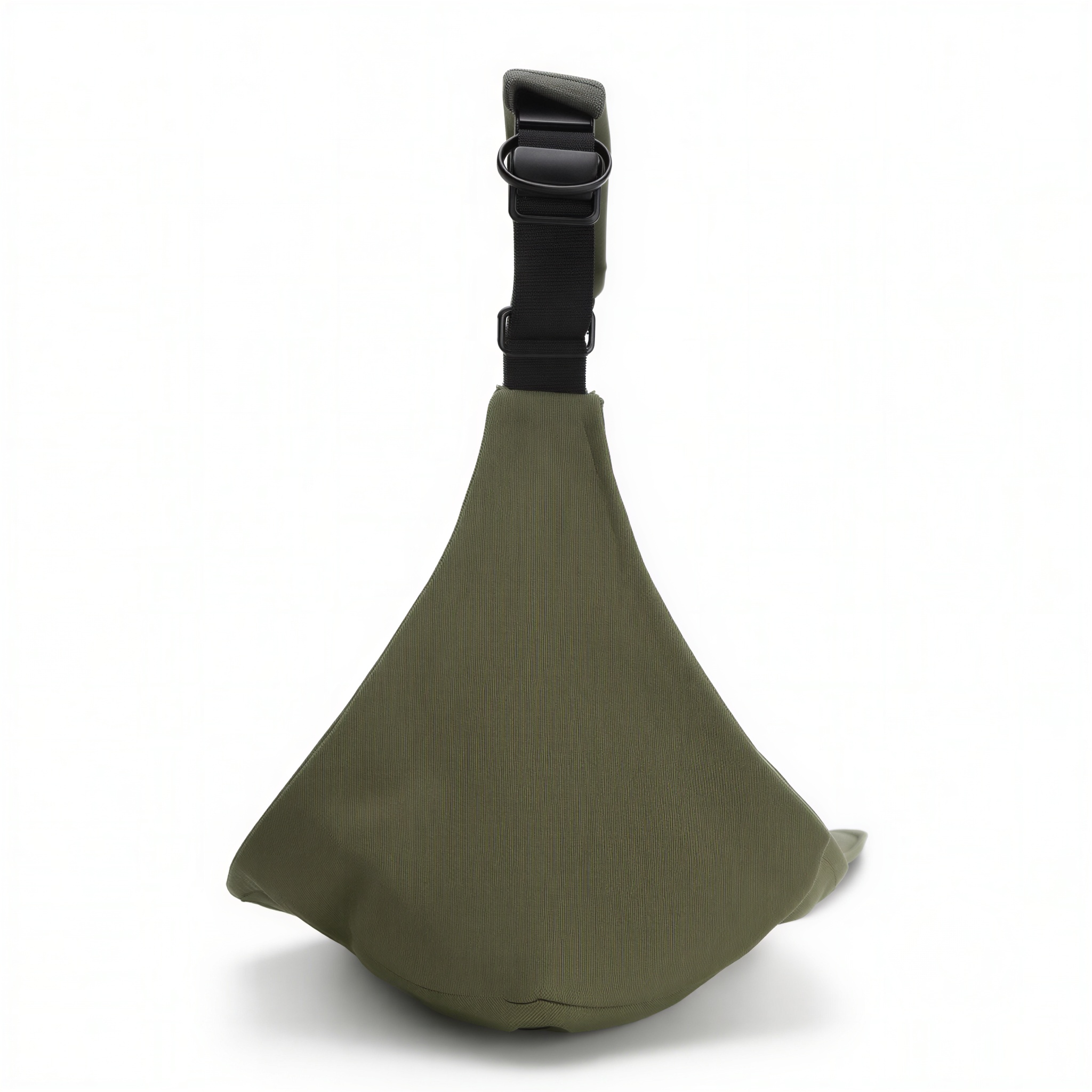Porte-bébé bandoulière vert pois ergonomique – portage ventral, latéral et horizontal pour bébé