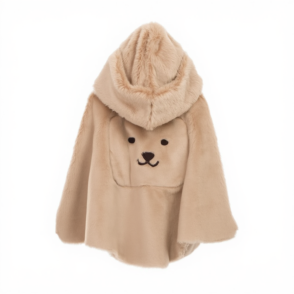 Couverture porte-bébé ours kaki – couverture poussette multifonction pour nouveau-né